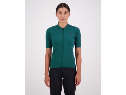 Merino triko MONS ROYALE ROAM CARGO MERINO SHIFT FULL ZIP T WMNS evergreen (Velikost M)