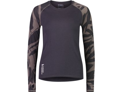 Merino triko MONS ROYALE BELLA TECH LS WMNS shale / fragments