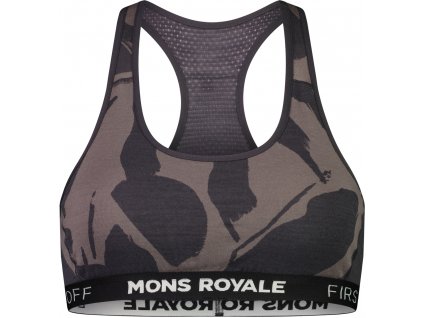 Merino podprsenka MONS ROYALE SIERRA SPORTS BRA WMNS fragments