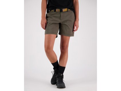 Merino kraťasy MONS ROYALE DRIFT SHORTS 2.0 WMNS olive night (Velikost S)