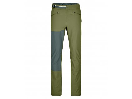 Pánské  Kalhoty Ortovox Brenta Pants Men's (Velikost S, Barva Wild Herbs, Střih Regular)