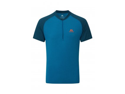 Pánské  Tričko Mountain Equipment Nava Short Sleeve Zip T Men's