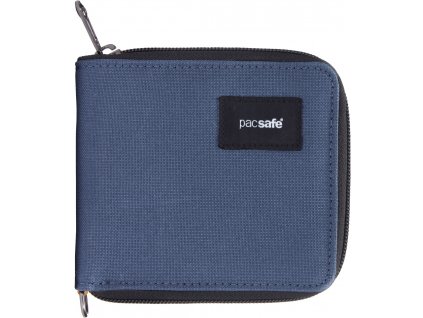 Peněženka PACSAFE RFIDSAFE ZIP AROUND WALLET coastal blue