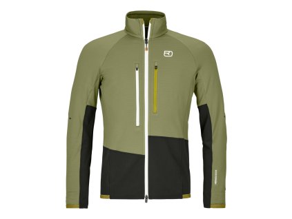 Pánská Mikina Ortovox Fleece Rib Jacket Men's (Velikost L, Barva Wild Herbs)
