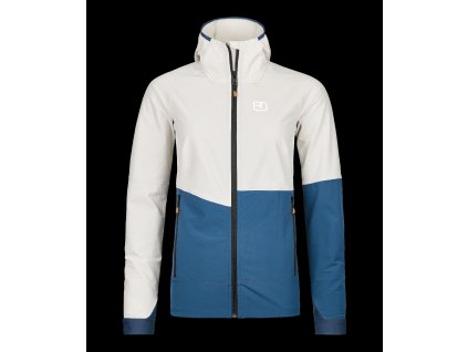 Dámská Bunda Ortovox Punta Berrino Hooded Jacket Women's (Velikost S, Barva White Chalk)
