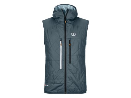 Pánská Vesta Ortovox Swisswool Piz Boe Vest Men's (Velikost S, Barva Dark Arctic Grey)