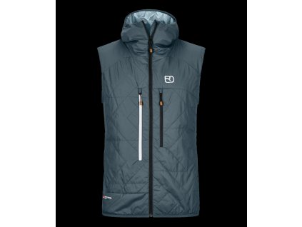 Pánská Vesta Ortovox Swisswool Piz Boe Vest Men's (Velikost XL, Barva Dark Arctic Grey)