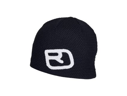 Čepice Ortovox Rock'N'Wool Beanie (Velikost Onesize, Barva Black Raven)