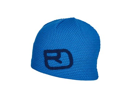 Čepice Ortovox Rock'N'Wool Beanie (Velikost Onesize, Barva Blue Note)