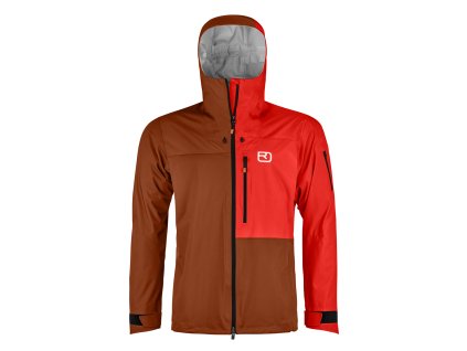 Pánská Bunda Ortovox 3L Ortler Jacket Men's (Velikost XL, Barva Bristle Brown)