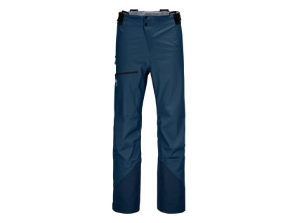 Pánské  Kalhoty Ortovox 3L Ortler Pants Men's (Velikost M, Barva Deep Ocean, Střih Regular)