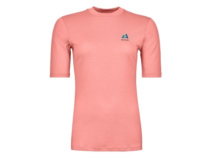 Dámské Tričko Ortovox 185 Merino Mtn Hug T-Shirt Women's (Velikost XS, Barva Bloom)