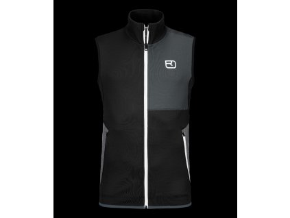 Pánská Vesta Ortovox Fleece Vest Men's (Velikost S, Barva Black Raven)