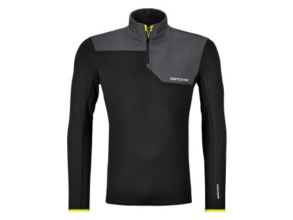Ortovox Fleece Light Zip Neck Men's (Velikost M, Barva Black Raven)