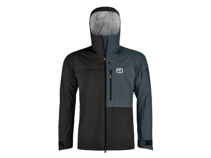 Pánská Bunda Ortovox 3L Ortler Jacket Men's (Velikost L, Barva Black Raven)