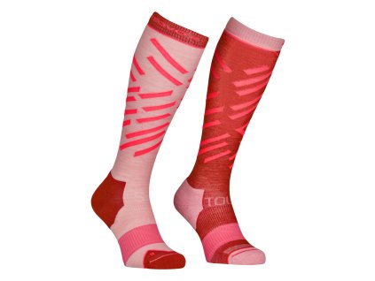 Dámské Ponožky Ortovox Ski Tour Long Socks Women's (Velikost 42-44, Barva Sunset Orange)