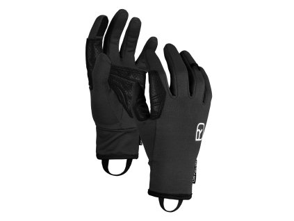 Dámské Rukavice Ortovox Fleece Light Glove Women's (Velikost S, Barva Black Raven)