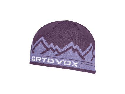 Čepice Ortovox Peak Beanie (Velikost Onesize, Barva Wild Berry)