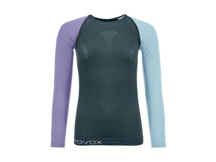 Dámské Tričko Ortovox 120 Competition Light Long Sleeve Women's (Velikost L, Barva Dark Arctic Grey)