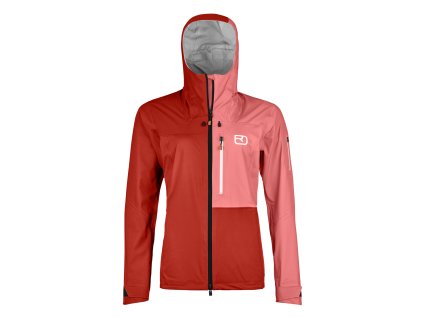 Dámská Bunda Ortovox 3L Ortler Jacket Women's (Velikost S, Barva Sunset Orange)