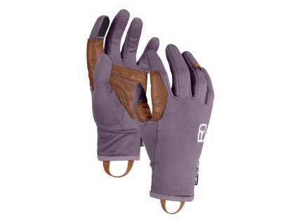 Dámské Rukavice Ortovox Fleece Light Glove Women's (Velikost S, Barva Wild Berry)