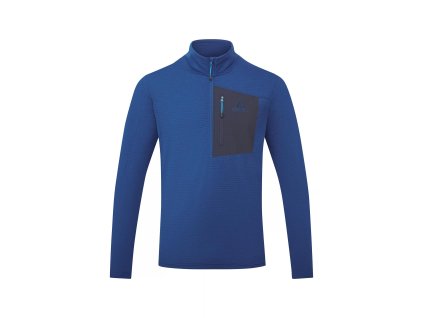 Pánské  Tričko Mountain Equipment Lumiko Zip T-shirt Men's (Velikost XL, Barva Admiral/Cosmos)