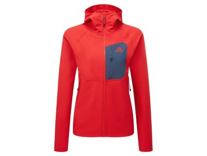 Dámská Bunda Mountain Equipment Arrow Hooded Jacket Women's (Velikost S, Barva Chili Red/Dusk)
