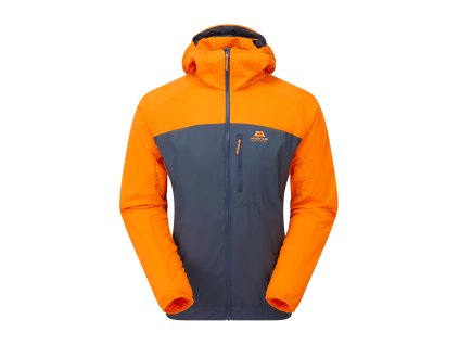 Pánská Bunda Mountain Equipment Aerotherm Jacket Men's (Velikost M, Barva Blue Nights/Ember)