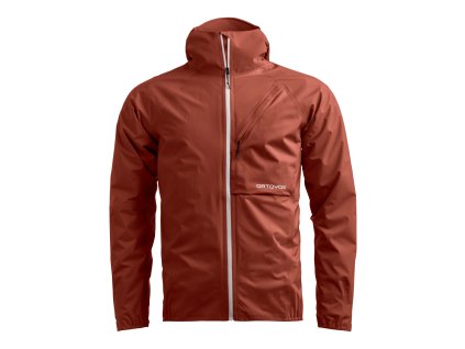 Pánská Bunda Ortovox Piz Selva 2.5L Jacket Men's (Velikost L, Barva Clay Orange)