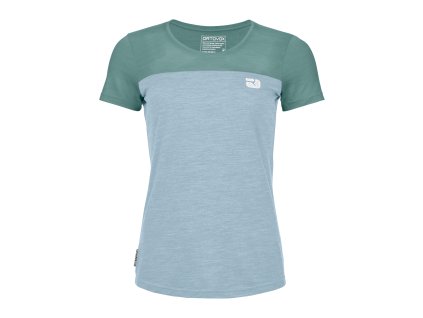 Dámské Tričko Ortovox 150 Cool Logo T-shirt Women's (Velikost XL, Barva Arctic Grey)