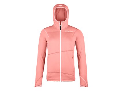 Dámská Mikina Ortovox Fleece Light Hoody Women's (Velikost L, Barva Blossom)