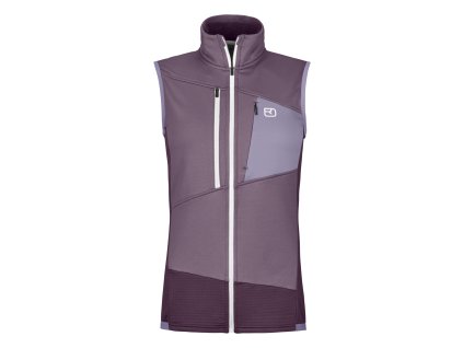 Dámská Vesta Ortovox Fleece Grid Vest Women's (Velikost XS, Barva Dark Wild Berry)