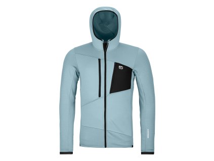 Pánská Mikina Ortovox Fleece Grid Hoody Men's (Velikost L, Barva Glacier Grey)
