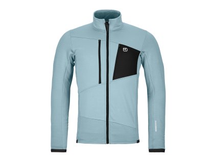 Pánská Mikina Ortovox Fleece Grid Jacket Men's (Velikost S, Barva Glacier Grey)