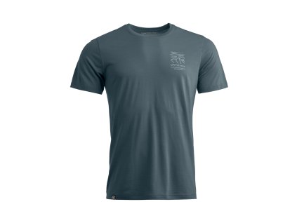 Pánské  Tričko Ortovox 150 Cool Mtn Mission T-shirt Men's (Velikost M, Barva Dark Arctic Grey)