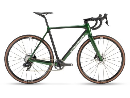 STEVENS Super Prestige Force eTap AXS Forest Green Black (Varianta 58cm)