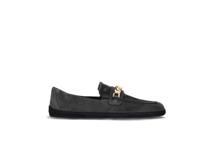 Barefoot mokasíny Be Lenka Prestage - Dark Brown & Gold (Velikost 40)