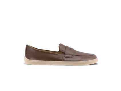 Barefoot mokasíny Be Lenka Buena - Dark Brown & Beige (Velikost 36)