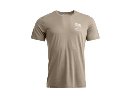 Pánské  Tričko Ortovox 150 Cool Mtn Mission T-shirt Men's (Velikost XXL, Barva Grey Sand)
