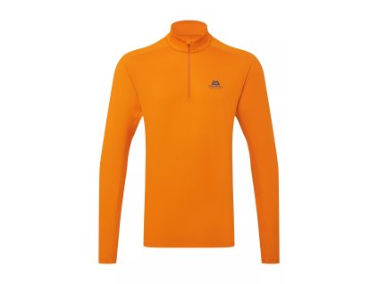 Pánské  Tričko Mountain Equipment Cerrig Long Sleeve Zip T Men's (Velikost XL, Barva Rust)