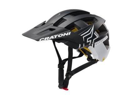 Helma CRATONI AllSet Pro MIPS Black/White Matt (Varianta S/M (54-58cm))