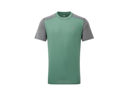Pánské  Tričko Mountain Equipment Headpoint Block T-shirt Men's (Velikost L, Barva Sage/Flint)