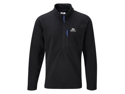 Pánské  Tričko Mountain Equipment Micro Zip T-shirt Men's (Velikost XL, Barva černá)