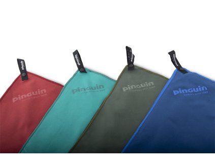 Ručník Pinguin Micro Towel L (Barva Red)