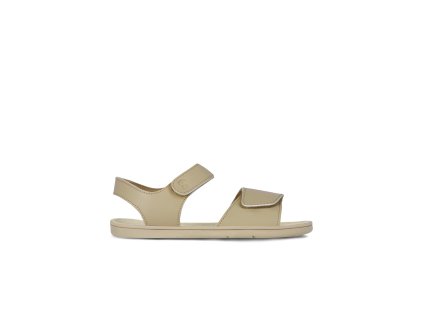 Dětské barefoot sandály Be Lenka Miami Junior - Light Brown (Velikost 35)