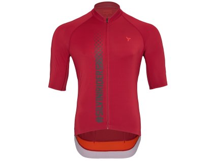 Silvini pánský dres MD2424 Mazzano (Velikost S, Barva merlot-ruby)