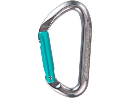 Climbing Technology Salto S (straight gate) (Velikost Onesize, Barva Titanium/Acquamarine)