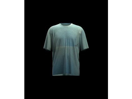 Pánské  Tričko Ortovox 185 Merino Patch Print T-Shirt Men's (Velikost L, Barva Aop Green Sage)