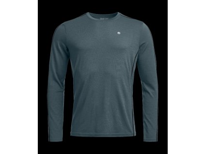 Pánské  Tričko Ortovox 185 Rock'N'Wool Long Sleeve Men's (Velikost S, Barva Dark Arctic Grey)