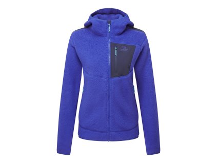 Dámská Mikina Mountain Equipment Highpile Hooded Jacket Women's (Velikost S, Barva Clematis/Cosmos)